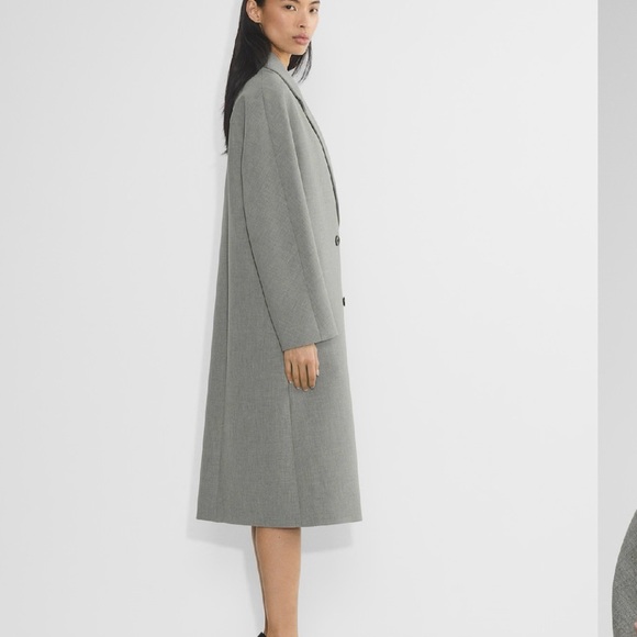 Babaton Aritzia slouch coat in grey nwt xs - Picture 5 of 6